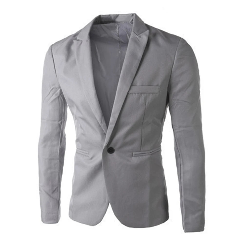 Autumn Men s Suit 8 colors male Suits business Jackets Coat Fashionable white black grey M 3XXXL