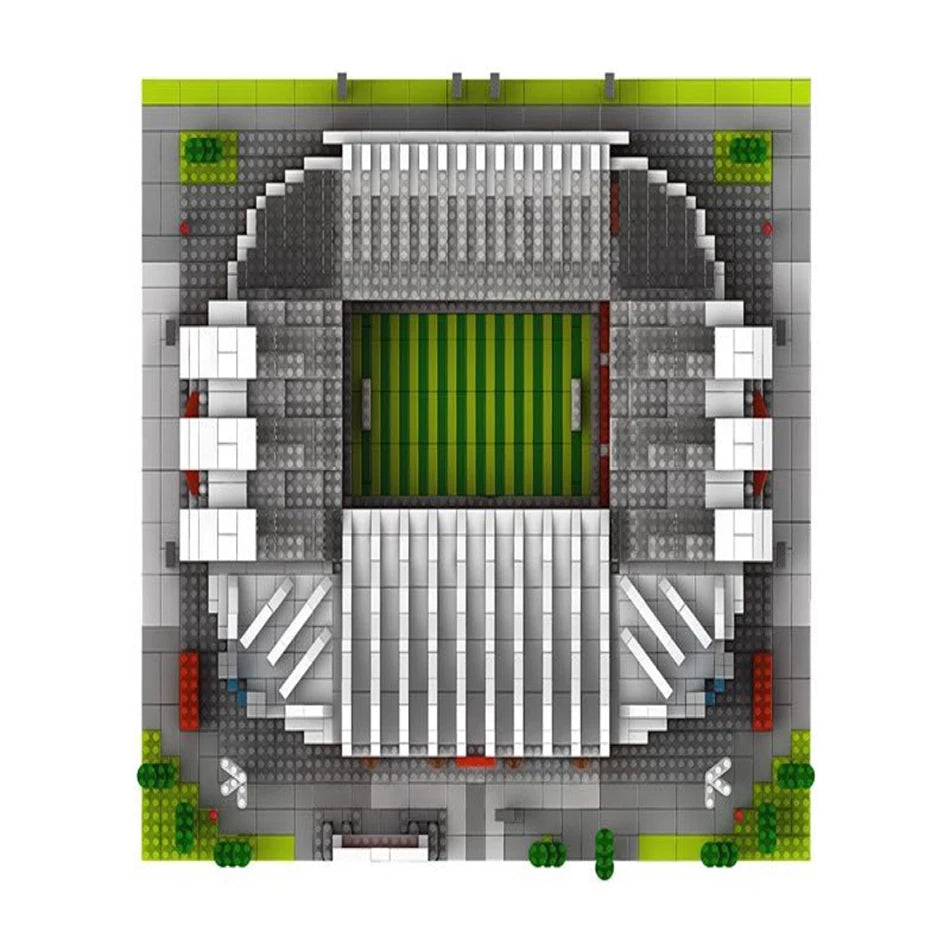 Barcelona Soccer Stadium Micro Blocks Building Sets Mini Bricks Architecture Building Block Toys for Adults Football Field Gift