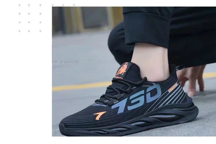 Men's Fashion Casual Slip On Sneakers Breathable Running Shoes Outdoor Walking Training Tennis Shoes Lightweight Comfortable