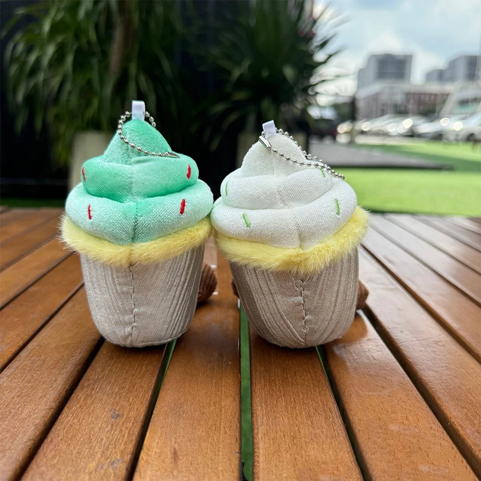 2025 Jelly Cat Peach Pear Cherry Plush Doll Smiling Face Fruit Series Home Bedroom Decoration Pet Interactive Toy Birthday Gift