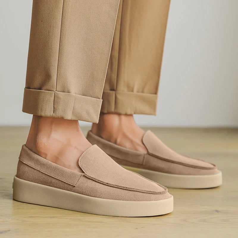 New Loafers Men Casual Shoes Canvas Shoes Man Breathable Slip-on Driving Flat Shoes Comfortable Walking Shoes Sneakers