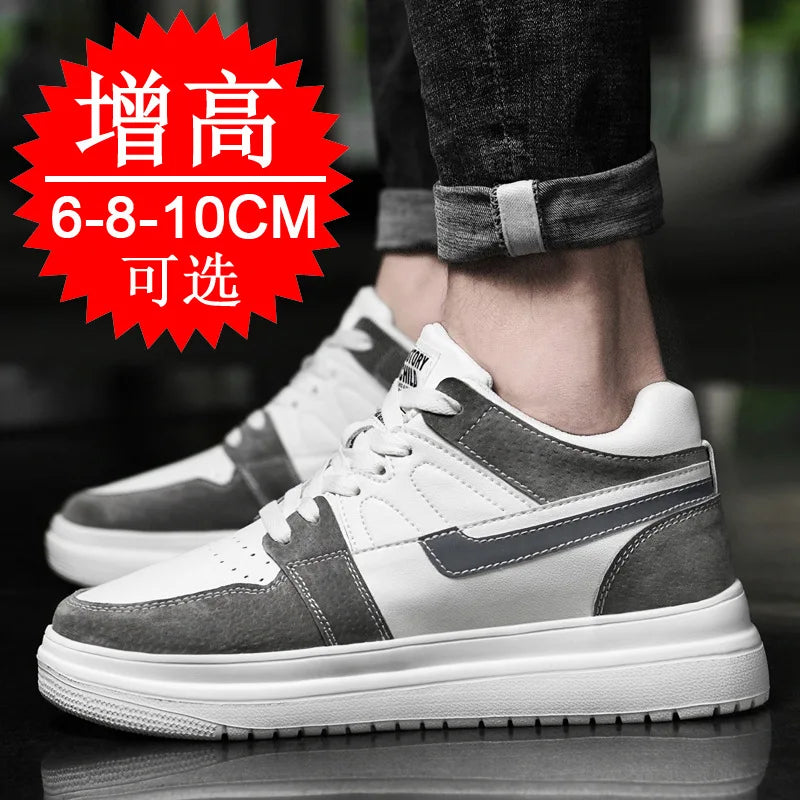 Men Elevator Shoes Heightening Sneakers for Men 4cm 6cm 8cm 10cm Breathable Height Increased Shoes for Man Sports Shoes