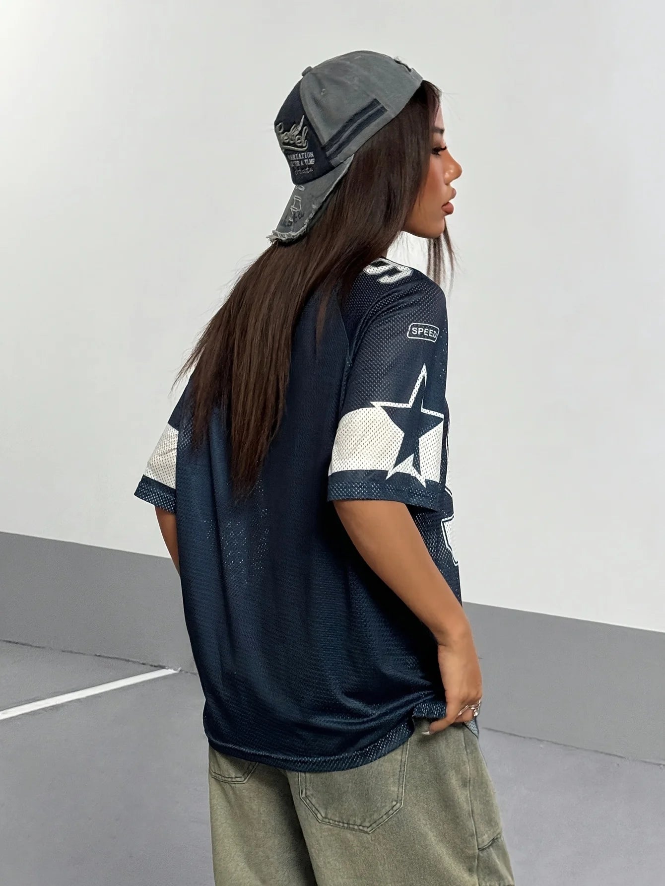 Summer 2025 new casual V-neck T-shirts for both men and women fashionable digital printed baseball jackets