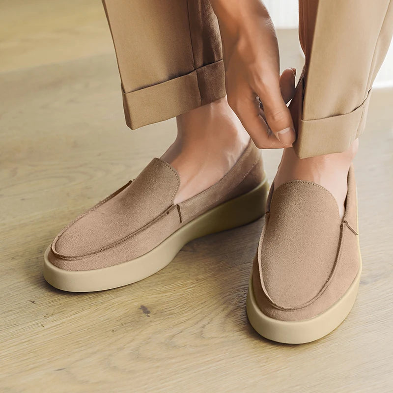 New Loafers Men Casual Shoes Canvas Shoes Man Breathable Slip-on Driving Flat Shoes Comfortable Walking Shoes Sneakers