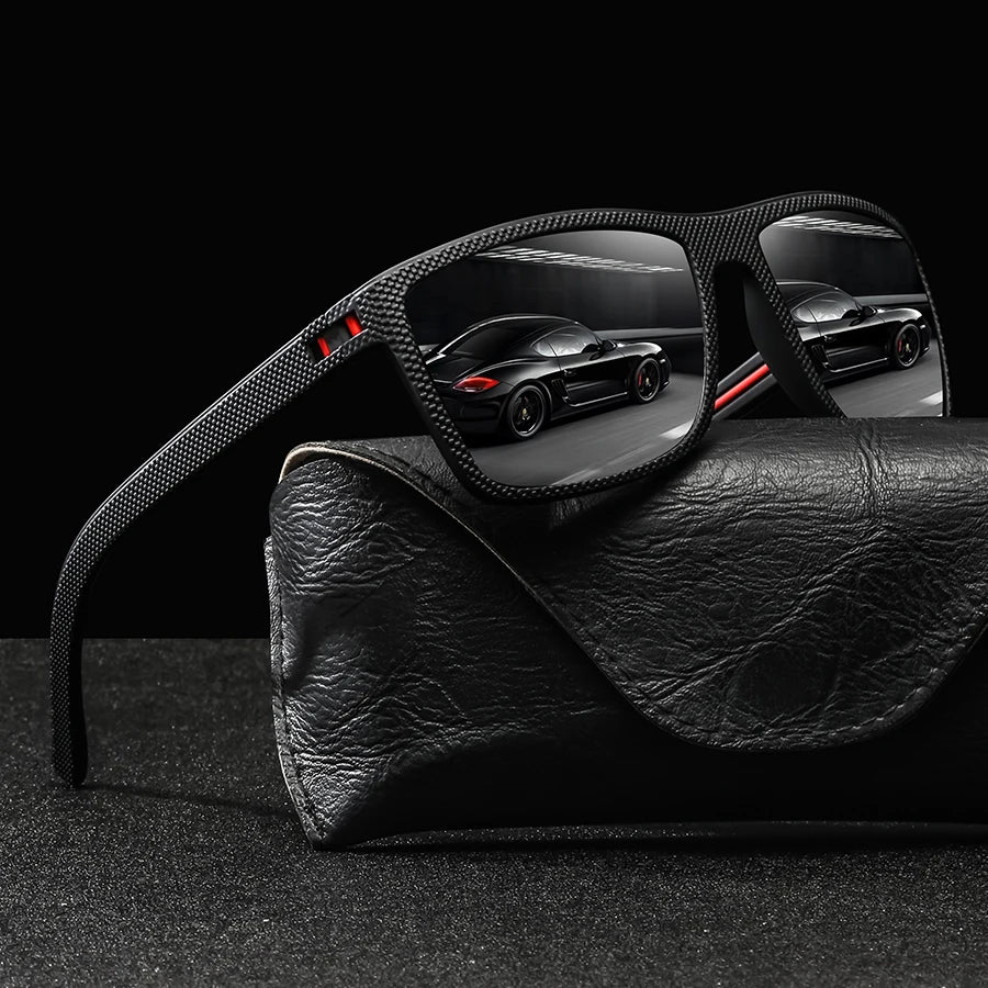 Classic Vintage Check Pattern Square Sunglasses Men Women Fashion Fishing Driving Man Sun Glasses UV400 Retro Eyewear