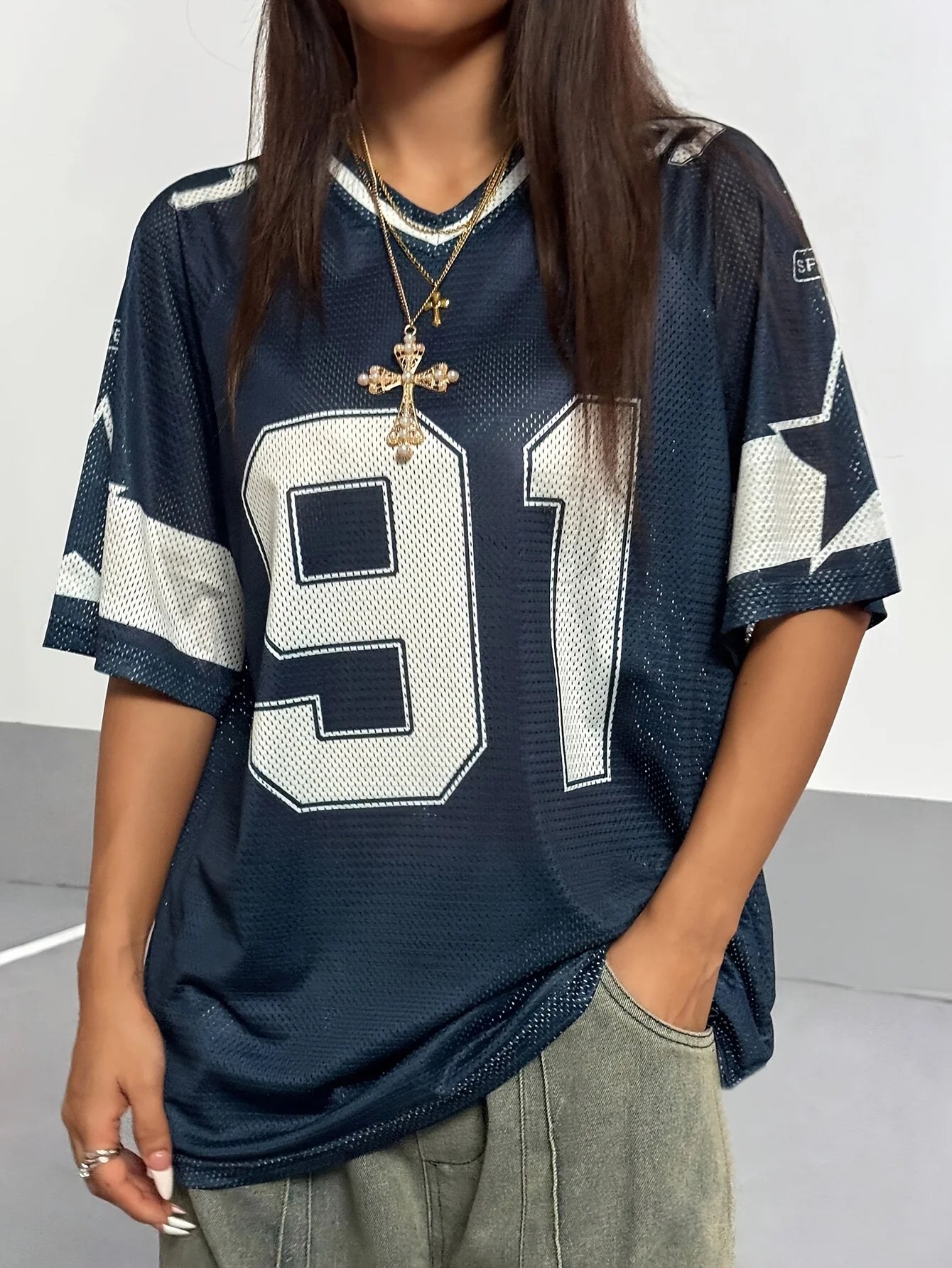 Summer 2025 new casual V-neck T-shirts for both men and women fashionable digital printed baseball jackets