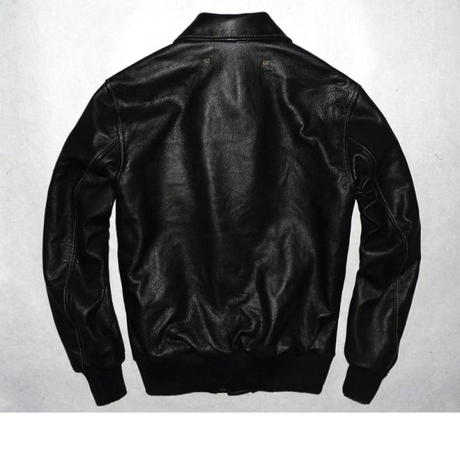 A2 Air Force Flight Leather Jaet Men's Slim Fit ort Sle Top Layer Cowhide Genuine Leather Clothing Faionable Streetwear