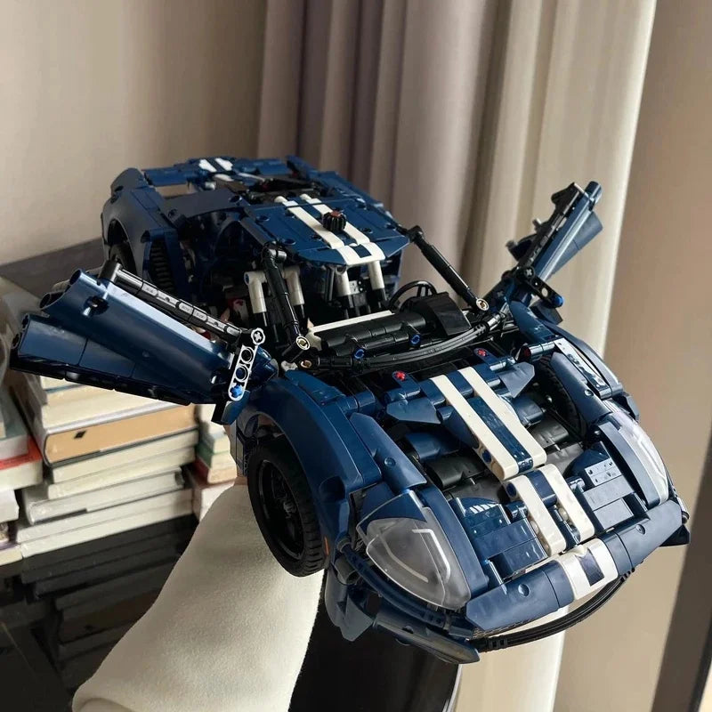 New Ford GT City Speed Sports Car Building Blocks Racing Model