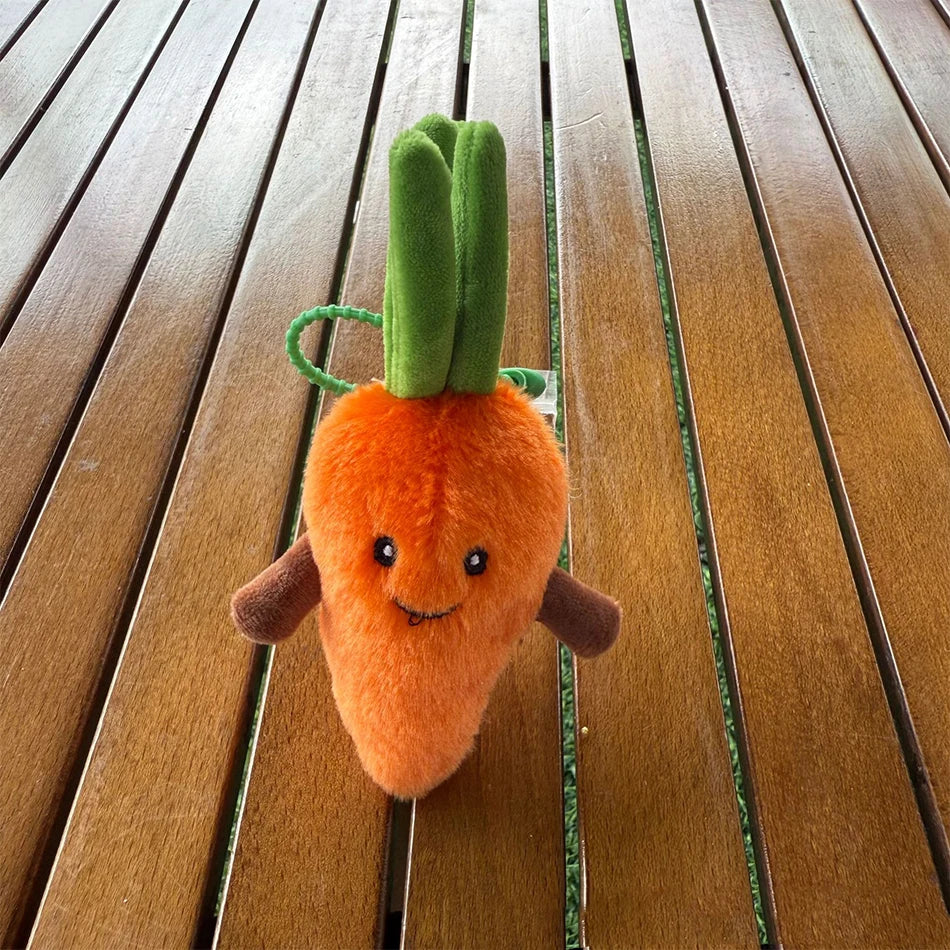 2025 Jelly Cat Peach Pear Cherry Plush Doll Smiling Face Fruit Series Home Bedroom Decoration Pet Interactive Toy Birthday Gift