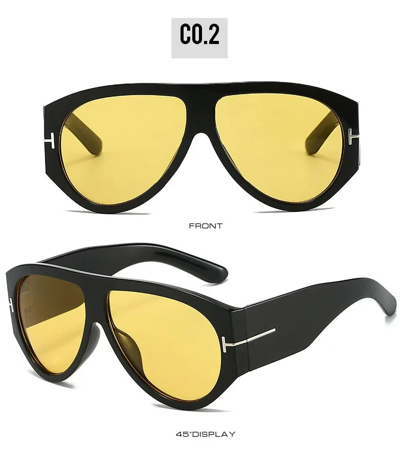 Women Oversized Polarized Sunglasses Fashion Gradient Shade Sunglasses Uv400 Outdoor Sports Sunglasses Men Glasses Eyewear