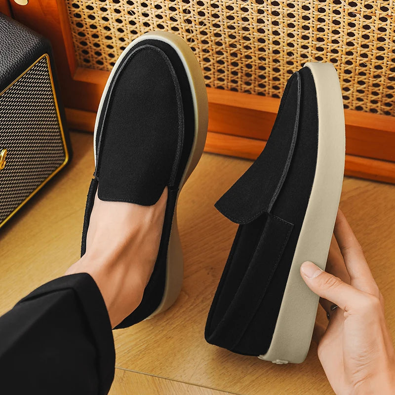 New Loafers Men Casual Shoes Canvas Shoes Man Breathable Slip-on Driving Flat Shoes Comfortable Walking Shoes Sneakers