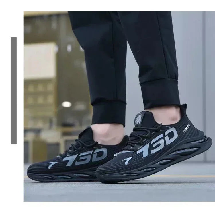 Men's Fashion Casual Slip On Sneakers Breathable Running Shoes Outdoor Walking Training Tennis Shoes Lightweight Comfortable