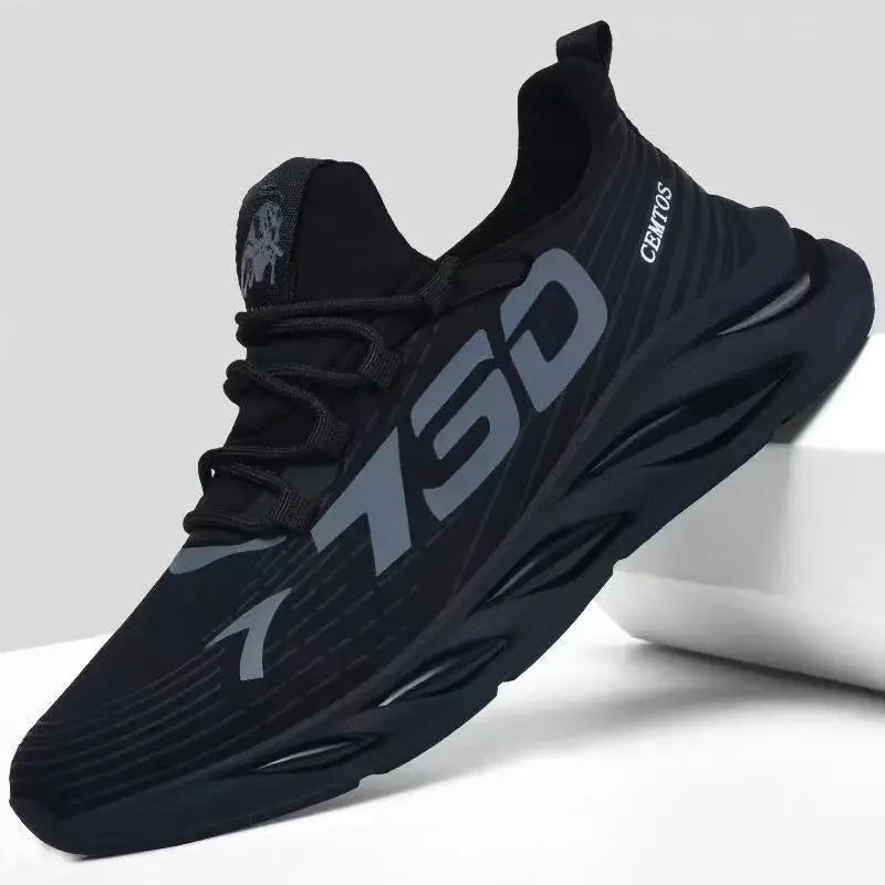 Men's Fashion Casual Slip On Sneakers Breathable Running Shoes Outdoor Walking Training Tennis Shoes Lightweight Comfortable
