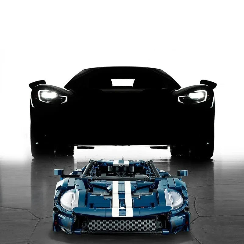 New Ford GT City Speed Sports Car Building Blocks Racing Model