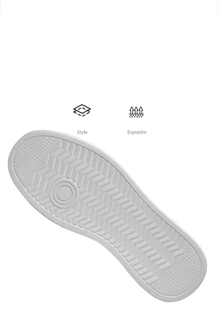 Men's invisible height increasing board shoes leather casual shoes white shoes tie youth white sports shoes