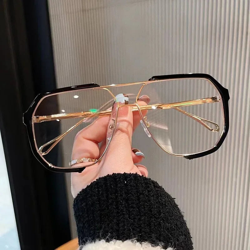 Oversized Sunglasses Women New Unique One Piece Fashion Sunglasses For Men UV400 Punk Glasses Trending Female Eyewear UV400