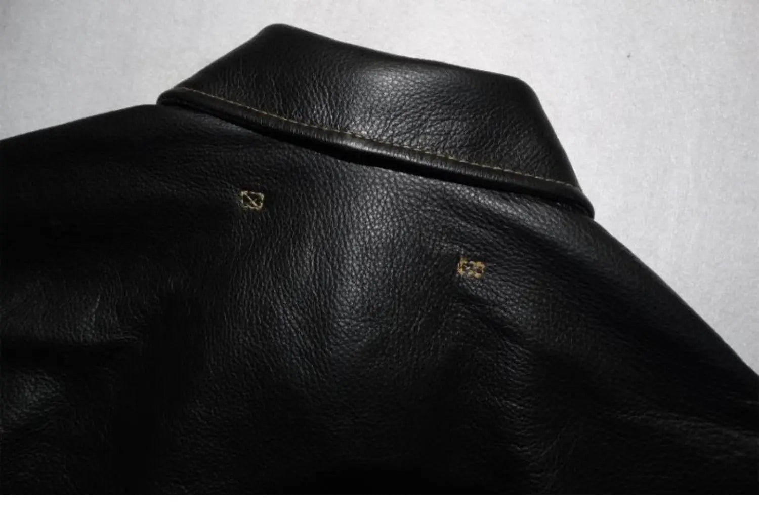 A2 Air Force Flight Leather Jaet Men's Slim Fit ort Sle Top Layer Cowhide Genuine Leather Clothing Faionable Streetwear