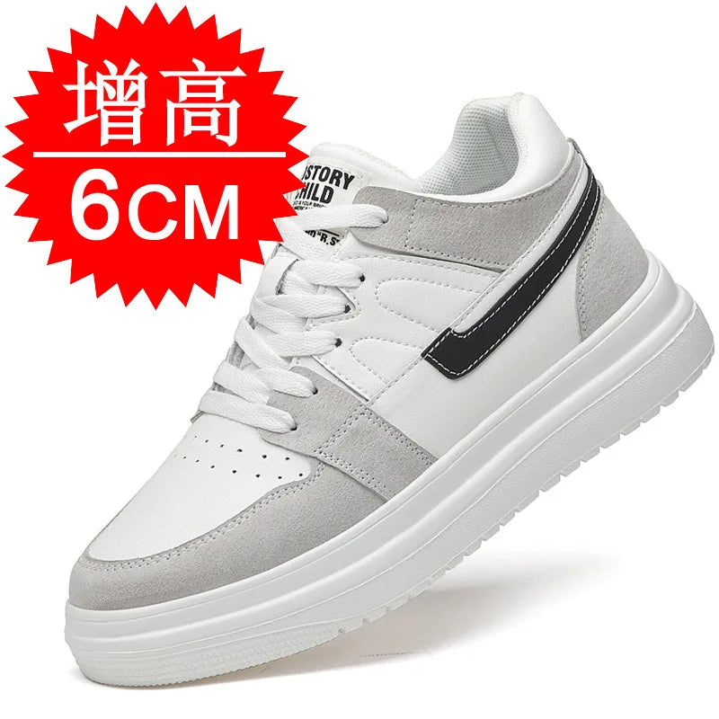 Men Elevator Shoes Heightening Sneakers for Men 4cm 6cm 8cm 10cm Breathable Height Increased Shoes for Man Sports Shoes