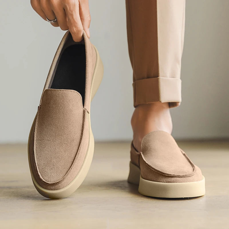 New Loafers Men Casual Shoes Canvas Shoes Man Breathable Slip-on Driving Flat Shoes Comfortable Walking Shoes Sneakers