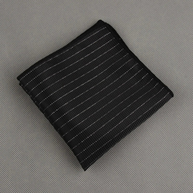 Luxury Square Pocket Handkerchief Men's Handkerchief Polka Dot Striped Floral Printed Hankies Polyester Business Breast Scarf