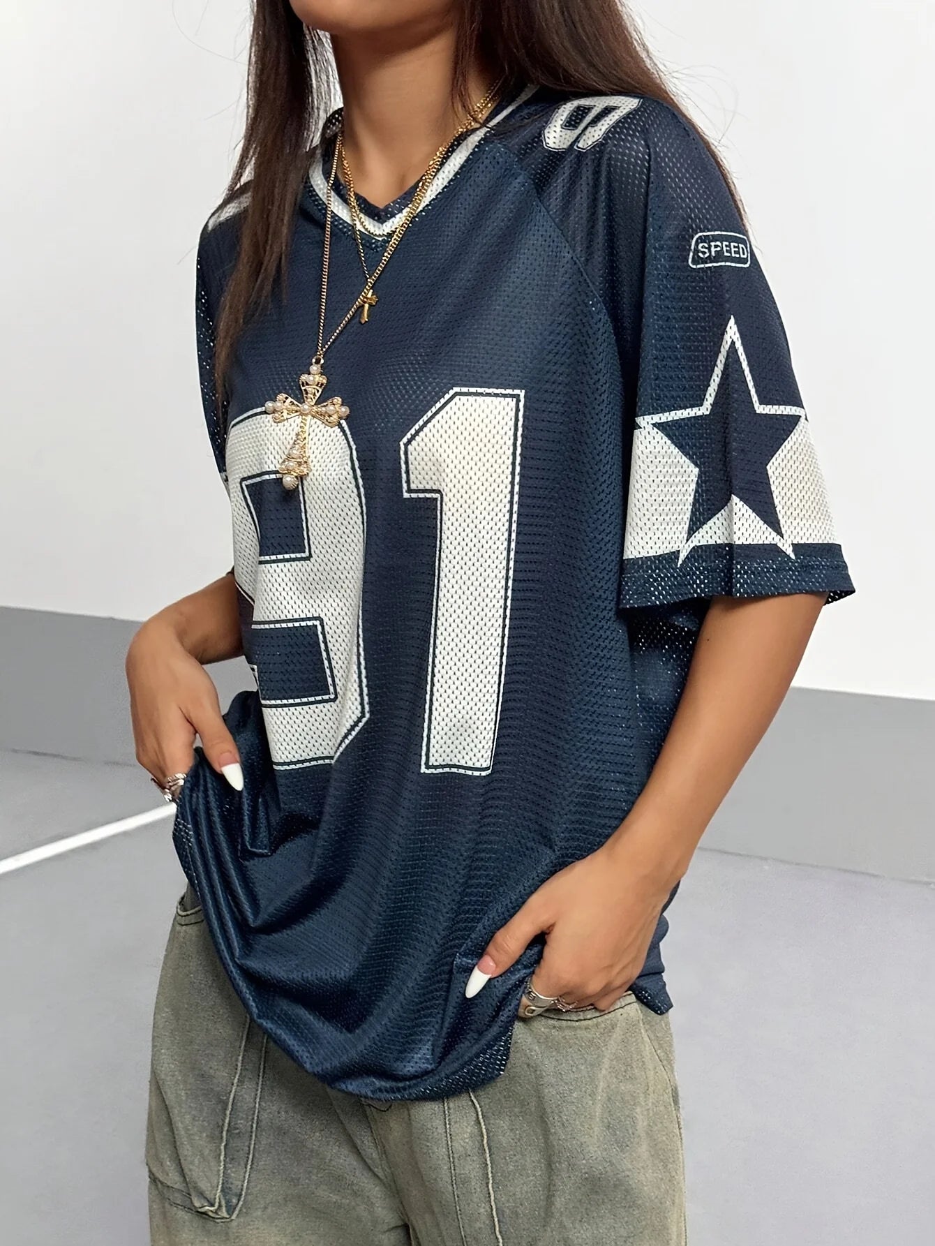 Summer 2025 new casual V-neck T-shirts for both men and women fashionable digital printed baseball jackets